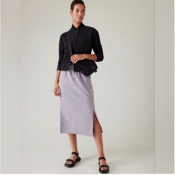 Athleta Dresses & Skirts - Athleta Stride Midi Skirt in Lilac